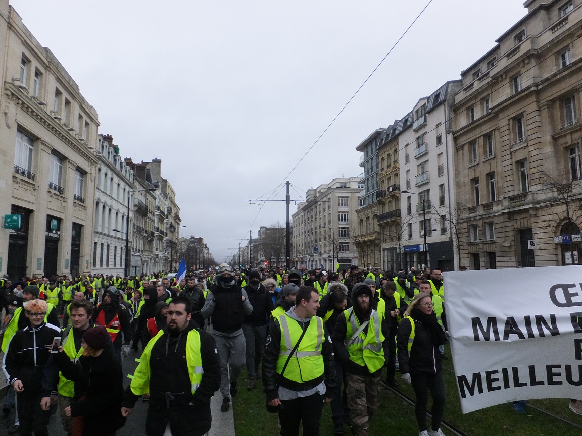 Gilets jaunes Le Havre manifestation 12 janvier