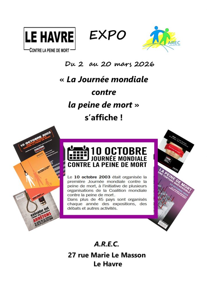 Quand « La journée mondiale contre la peine de mort » s’affiche !